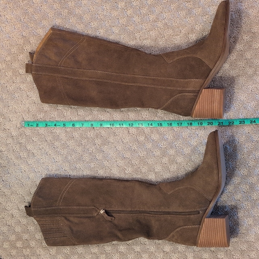Kelsi Dagger Brooklyn Echo  Suede  Tall Western Boots, Anthropologie - Picture 12 of 14